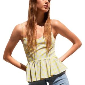 ZARA yellow top- Brand New